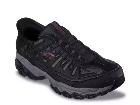 Кроссовки Skechers Hands Free Slip-Ins After Burn Memory Fit Ridgeburn Slip-On — мужские, черные