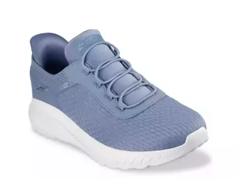Кроссовки Skechers Hands Free Slip-Ins Bobs Sport Squad Chaos In Color — женские, синие