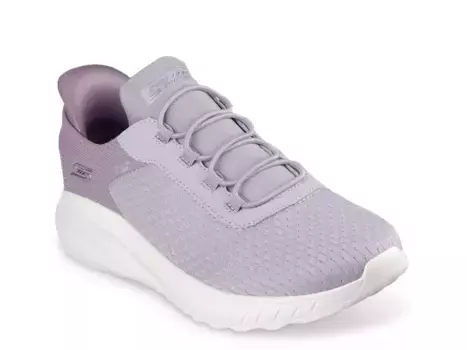 Кроссовки Skechers Hands Free Slip-Ins Bobs Sport Squad Chaos In Color — женские, фиолетовые