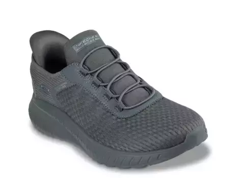 Кроссовки Skechers Hands Free Slip-Ins Bobs Sport Squad Chaos In Color — женские, оливково-зеленые