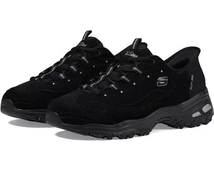 Кроссовки SKECHERS Hands Free Slip-Ins D'Lites, черный