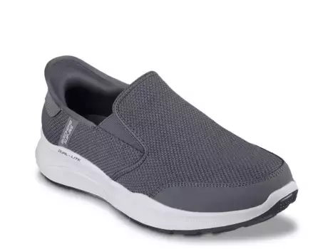Кроссовки Skechers Hands Free Slip-Ins Equalizer 5.0 Drayze Slip-On — мужские, серые
