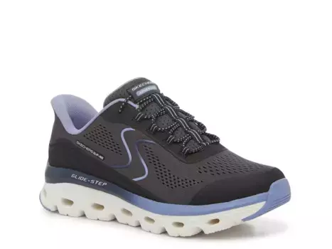 Кроссовки Skechers Hands Free Slip-Ins Glide Step Sole — женские, темно-синие