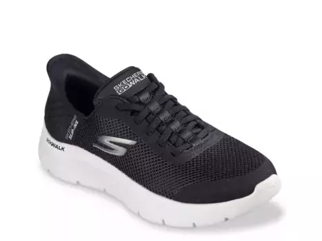 Кроссовки Skechers Hands Free Slip-Ins GO Walk Flex Grand Entry, черные/белые