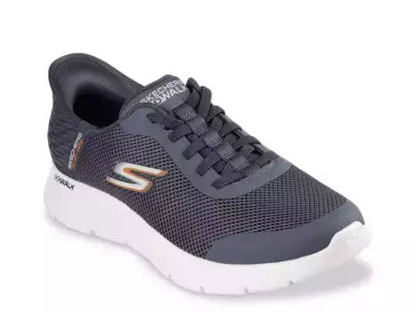 Кроссовки Skechers Hands Free Slip-Ins Go Walk Flex Hands Up Slip-On — мужские, серые