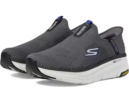 Кроссовки SKECHERS Hands Free Slip-Ins - Max Cushion Premier 2.0, цвет Charcoal/Black