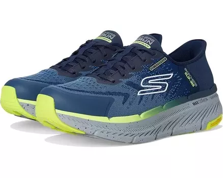 Кроссовки SKECHERS Hands Free Slip-ins Max Cushioning Premier 2.0 - 100% Waterproof Stanch, цвет Navy/Yellow