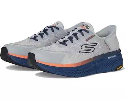 Кроссовки SKECHERS Hands Free Slip-ins Max Cushioning Premier 2.0 - 100% Waterproof Stanch, цвет Grey/Navy