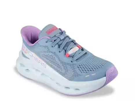 Кроссовки Skechers Hands Free Slip-ins Max Cushioning Glide-Step — женские, синие/фиолетовые