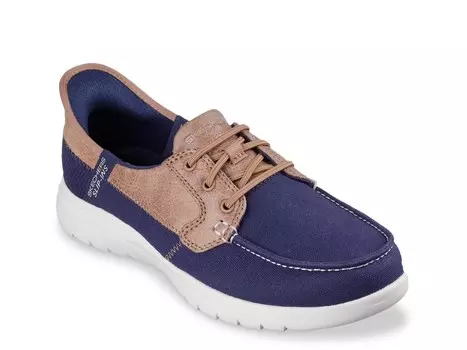 Кроссовки Skechers Hands Free Slip-Ins On-The-Go, темно-синий