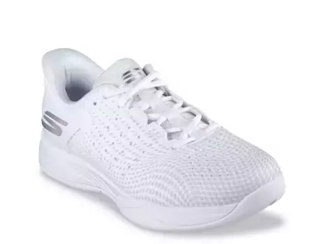 Кроссовки Skechers Hands Free Slip-ins Relaxed Fit Viper Court Reload Pickleball — женские, белые