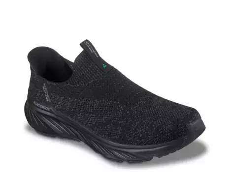 Кроссовки Skechers Hands Free Slip-ins Relaxed Fit Edgeride Commissioner — мужские, черные
