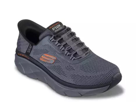 Кроссовки Skechers Hands Free Slip-ins Relaxed Fit D'Lux Walker 2.0 Rezinate - мужские, синие