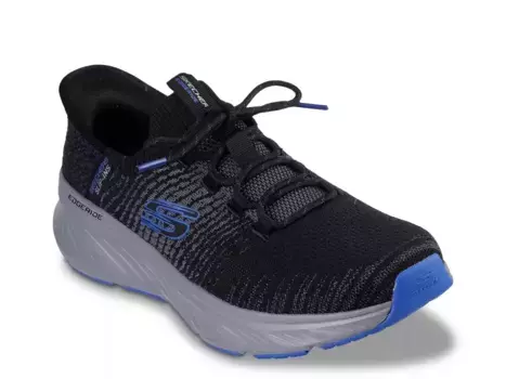 Кроссовки Skechers Hands Free Slip-Ins Relaxed Fit Edgeride Raygo — мужские, черные/синие