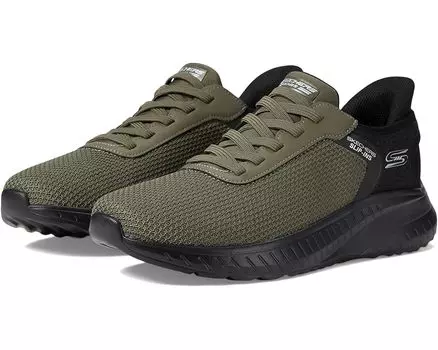 Кроссовки SKECHERS Hands Free Slip-Ins Squad Chaos - Balanced Edge, оливковый