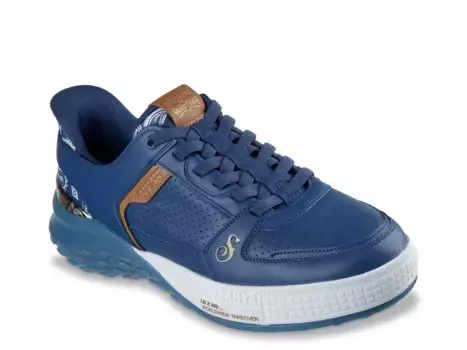 Кроссовки Skechers Hands Free: Snoop Dogg Sizzle Snoop Sizzle Toke Slip-On Sneaker — мужские, темно-синие