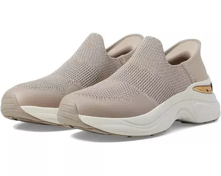 Кроссовки SKECHERS Hazel - Sugarland Hands Free Slip-In, цвет Taupe/Gold