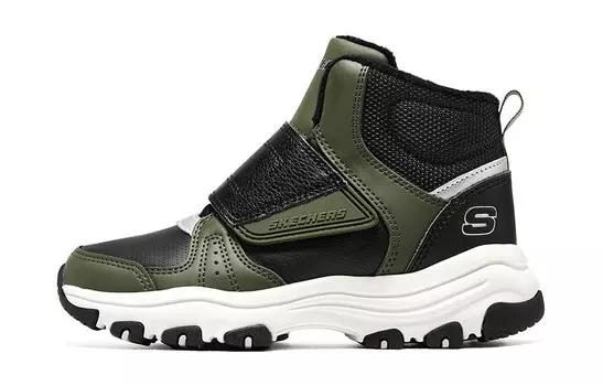 Кроссовки Skechers I-Conik Kids Lifestyle Shoes GS High-top Black/Green