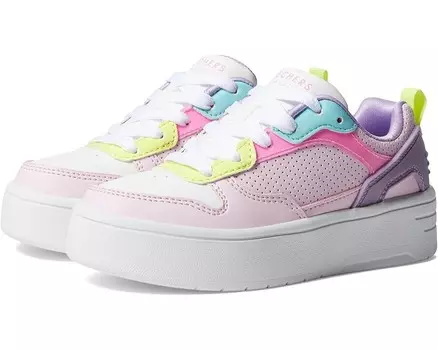 Кроссовки SKECHERS KIDS Court High - Classic Crush 310191L, цвет Pink/Multi