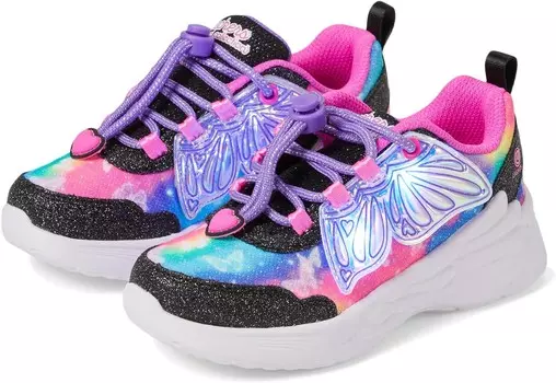 Кроссовки SKECHERS KIDS Dream Racer - Wing Brites 303055L, цвет Black/Hot Pink