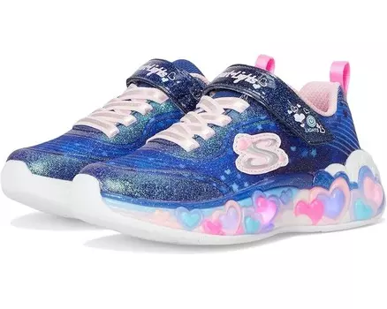 Кроссовки SKECHERS KIDS Eternal Heart Lights 302696L, цвет Navy/Multi