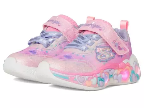 Кроссовки SKECHERS KIDS Eternal Heart Lights 302696N, цвет Light Pink/Multi