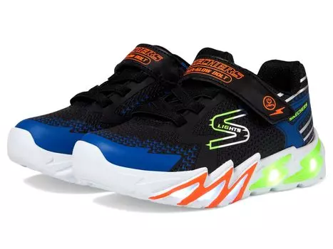 Кроссовки SKECHERS KIDS Flex Glow Bolt 400138L (Little Kid/Big Kid), черный/синий