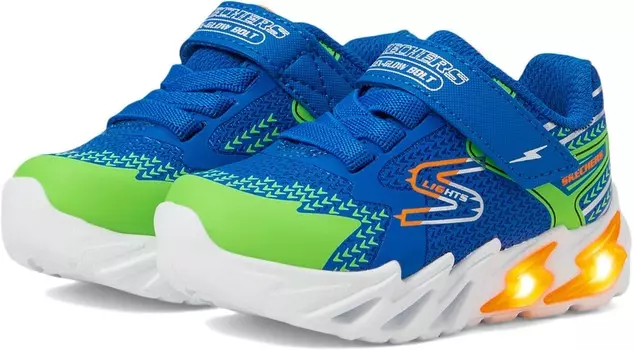 Кроссовки SKECHERS KIDS Flex-Glow Bolt 400138N, цвет Royal/Multi