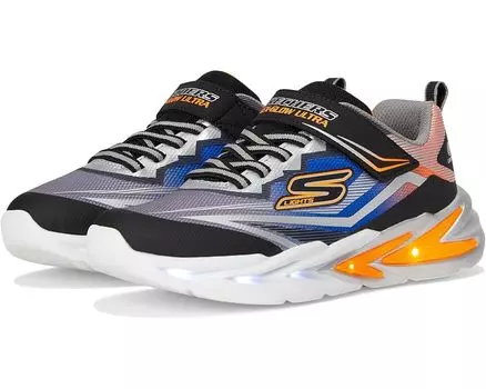 Кроссовки SKECHERS KIDS Flex-Glow Ultra 400139L, цвет Black/Silver