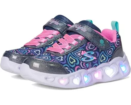 Кроссовки SKECHERS KIDS Heart Lights - Boogie Love 303257L, цвет Navy/Multi