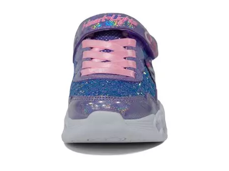Кроссовки SKECHERS KIDS Infinite Heart Lights - Fresh Love 303752L (Little Kid/Big Kid), фиолетовый/розовый