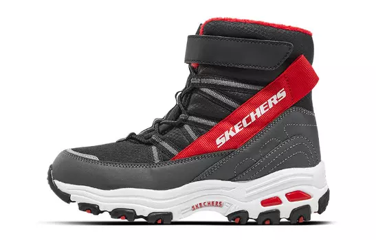 Кроссовки Skechers Kids Lifestyle Shoes GS High-top Red/Black, черный/красный