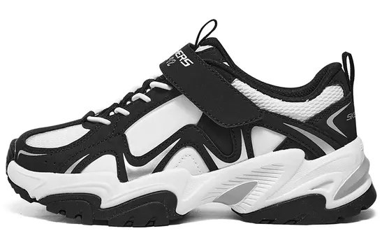 Кроссовки Skechers Kids Lifestyle Shoes GS Low-top Black&White, белый