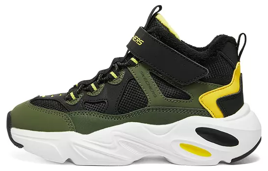 Кроссовки Skechers Kids Lifestyle Shoes GS Low-top Olive Black, черный