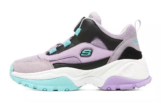 Кроссовки Skechers Kids Lifestyle Shoes GS Low-top Violet, Blue And White