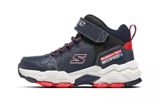 Кроссовки Skechers Kids Lifestyle Shoes GS Mid-top Blue/Black/White, темно-синий