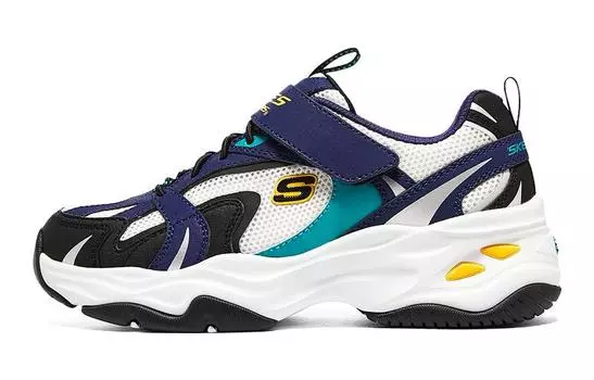 Кроссовки Skechers Kids Lifestyle Shoes Kids Low-top University Blue/White/Black, синий