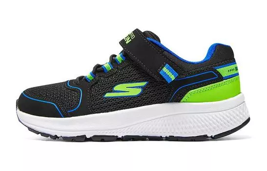 Кроссовки Skechers Kids Lifestyle Shoes Kids Low-top Black/Green, черный/зеленый