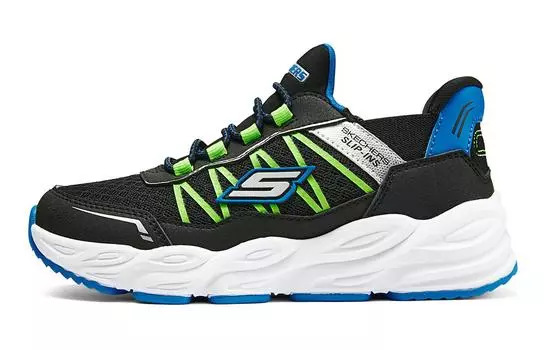 Кроссовки Skechers Kids Lifestyle Shoes Kids Low-top Black/blue/lemon, черный/синий