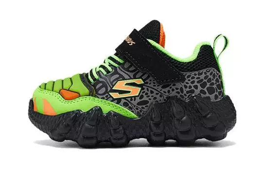 Кроссовки Skechers Kids Lifestyle Shoes PS Low-top Black/Green, черный/зеленый