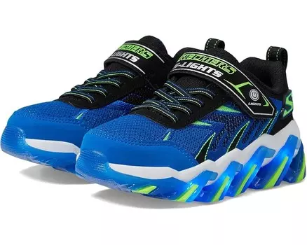 Кроссовки SKECHERS KIDS Mega-Surge 2.0, цвет Black/Blue/Lime