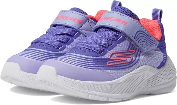 Кроссовки SKECHERS KIDS Microspec Advance, цвет Lavendar/Neon Pink