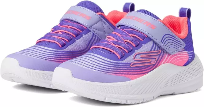 Кроссовки SKECHERS KIDS Microspec Advance, цвет Lavendar/Neon Pink
