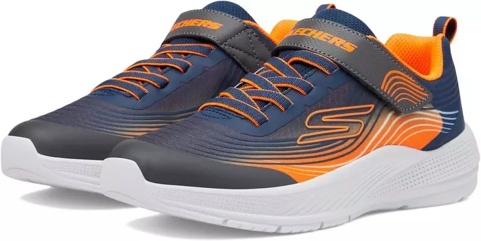 Кроссовки SKECHERS KIDS Microspec Advance, цвет Navy/Orange