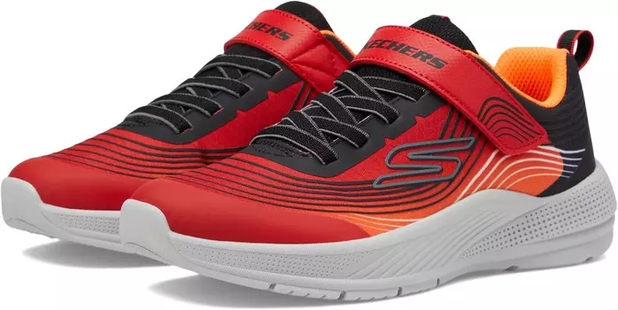 Кроссовки SKECHERS KIDS Microspec Advance, цвет Red/Black