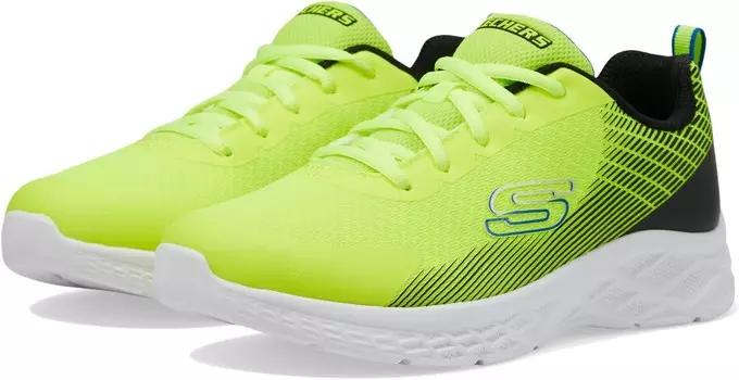 Кроссовки SKECHERS KIDS Microspec II - Vovrix, цвет Yellow/Black