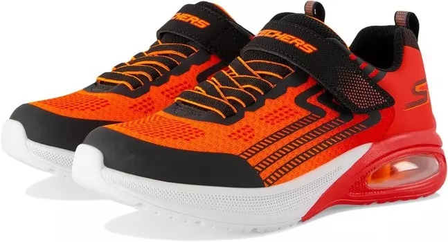 Кроссовки SKECHERS KIDS Microspec Max Advance, цвет Black/Red