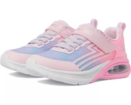 Кроссовки SKECHERS KIDS Microspec Max Advance, цвет Pink/Light Ppink