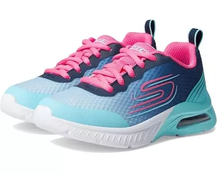Кроссовки SKECHERS KIDS Microspec Max Plus - Echo Speed, цвет Navy/Aqua