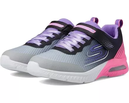 Кроссовки SKECHERS KIDS Microspec Max Plus - Echo Spr 303612L, цвет Grey/Pink